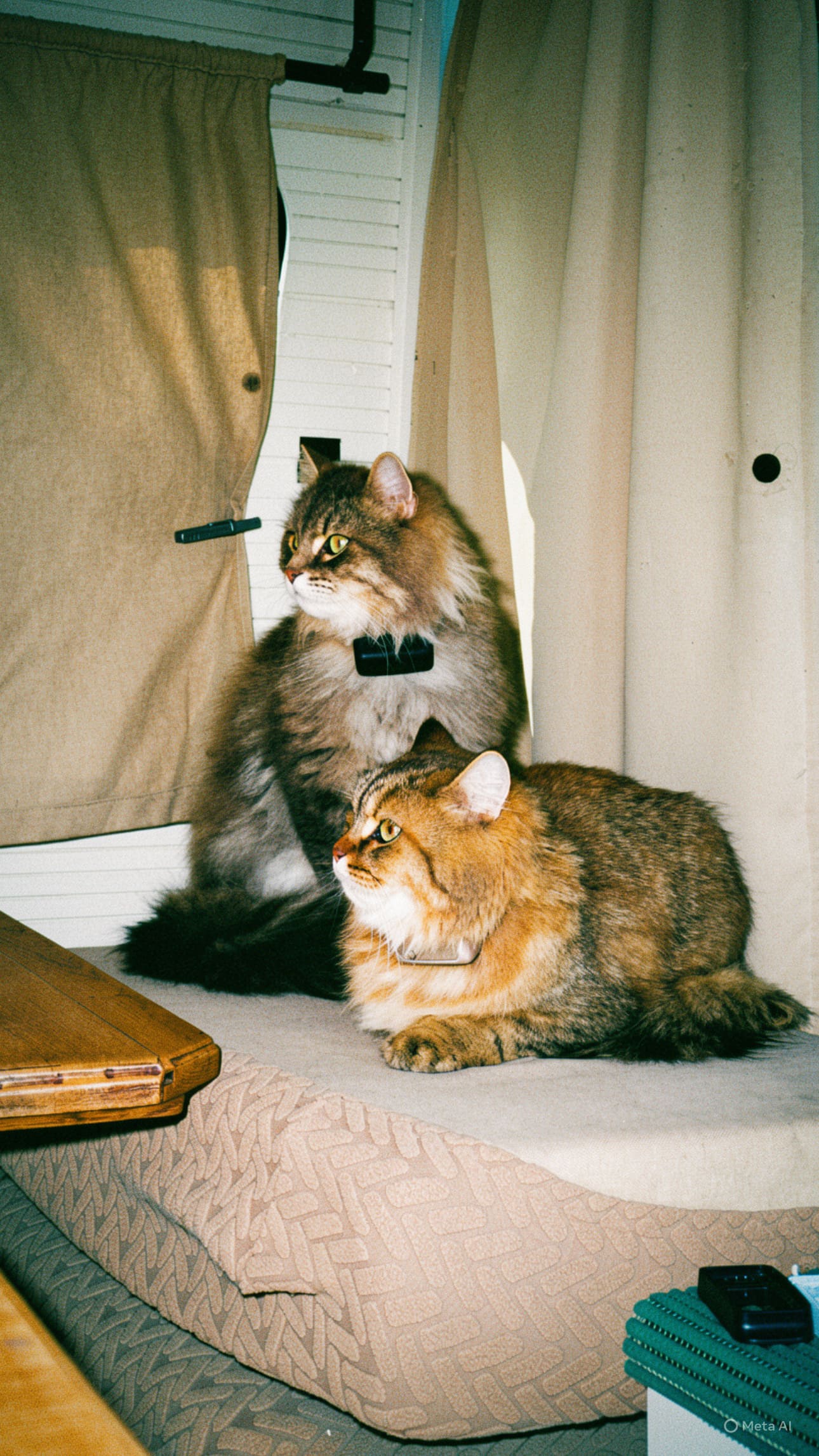 Ulysse et Achille dans le van aménagé